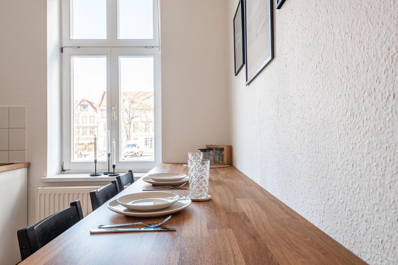 Exklusives Innenstadt Apartment - Parken - Smart-Tv - Kaffeevollautomat Wernigerode Luaran gambar
